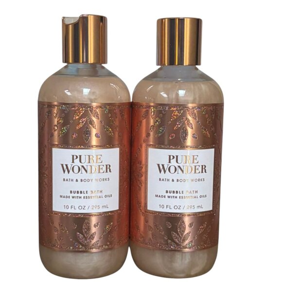 Bath and & Body Works Two PURE WONDER  BUBBLE BATH - Picture 3 of 4